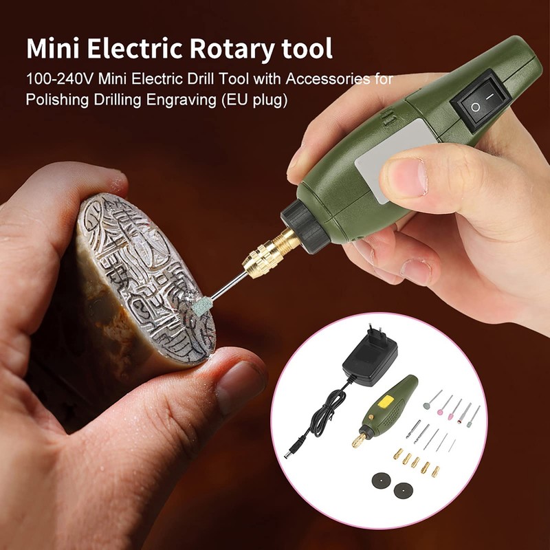 Electric Hand Drill Tools Mini Electric Drill Set Rotary Drill