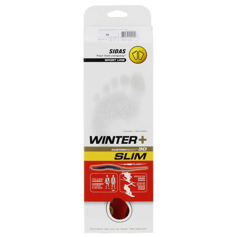 【SIDAS】 Sidas Insole for Skiing and Snowboarding Winter Plus Slim
