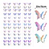 G2PLUS 9m Iridescent Butterfly Garlands, 3D Holographic Butterfly Garlands, Hanging