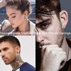 12 Pairs Stainless Steel Magnetic Stud Earrings for Men Women