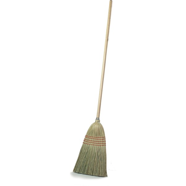 SPARTA Flo-Pac Parlor Broom Natural Broom, 55 Inches, Tan