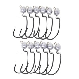 Fishzone Konichi Weedless Jig Heads 12 indvidual jigs available in 3.5g 5g 7g and 10g (Hook 1 - Weight 3.5g)