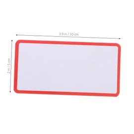 Operitacx 48 Stk Magnetische Namens Aufkleber Magnete, Löschbare Etiketten Trocken Abwischbare Magnetetiketten Magnet-namensschilder Magnetische Haftnotizen Beschichtetes Papier