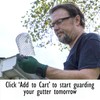 Gutter Guard (6 Pack) Leaf Filter Gutter Strainer & Downspout