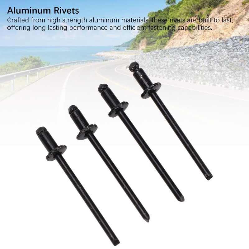 4PCS Aluminum Rosette Rivets High Strength Rustproof Long Lasting Replacement