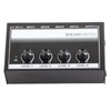 4‑Channel Line Mixer Mini Metal Ultra Low Noise Hub Microphone
