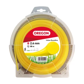 Oregon Yellow Round Strimmer Line Wire for Grass Trimmers and Brushcutters, Professional Grade Nylon, Fits Most Strimmers, 2.4 mm x 88 m (69-364-Y)