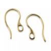 Hackberry Creek 10 Gold-Plated Stainless Steel Ear Wires - Durable 18 Gauge - Modern Earrings