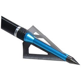 Southland Archery Supply SAS 3-Blade Sharp Hunting Broadhead Arrow Bolt Tips for Compound Recurve Bows Crossbows 6/Pack (Red 125 gr.)