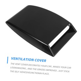 FUNOMOCYA Car Vents Decorative Hood Scoop Cover Air Flow Intake Grille Sporty Look Universal