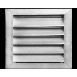 HVAC Premium 14"W x 12"H Aluminum Exterior Gable Louver Vent for Walls & Crawlspace - Weather-Resistant Air Grille with Screen Mesh - [Outer Dimensions 15.75"W x 13.75"H]
