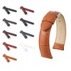 HIRSCH Unisex Watch Strap Alligator Style Model Duke 21 mm,