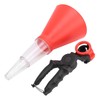 Engine Oil Funnel with Adjustable Fixed Bracket Drip Free Filling