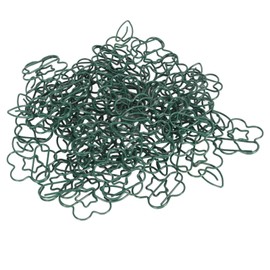 90pcs Metal Paper Clips Creatively Cute Paper Clips Small Portable Paper Clips for Students Office Supplier Stationery Green