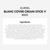 ELROEL Blanc Cover Cream Stick V White - Korean Color-Changing