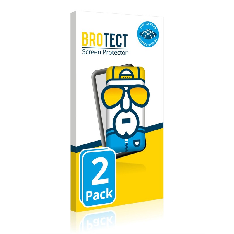 brotect 3D Curved Screen Protector compatible with Watches (Circular, ø: