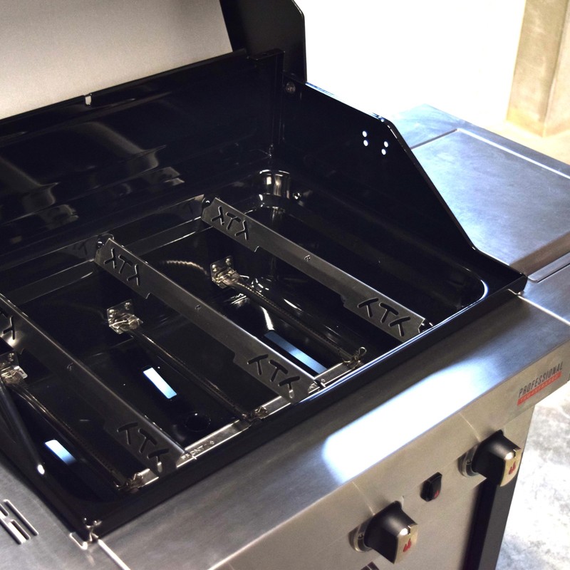 Grillrost.com Das Original Aroma Rail Char Broil Professional Burner Cover