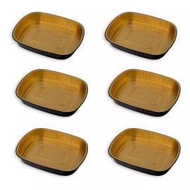 Cronos Contenedor De Aluminio Con Tapa Transparente (6 Pack) 16 Oz