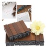 70 Pcs Stamps Set Comfortable Touch Anti Slip Letters Numbers