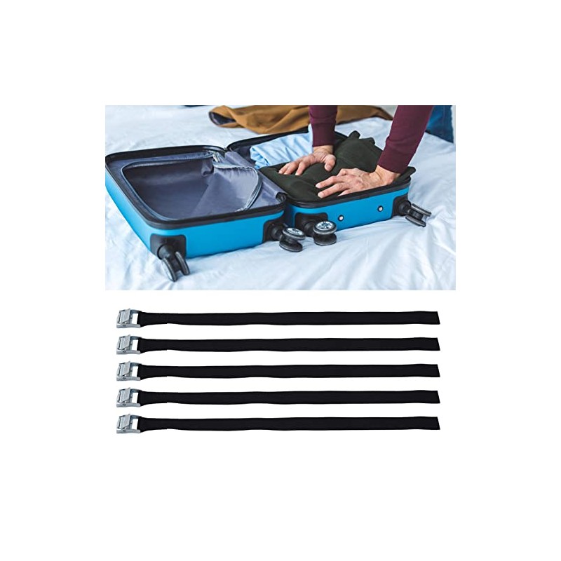 Correa de Amarre de 10 Uds, Hebilla de Presión de