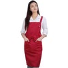 Sanleaves Women's Apron, Waterproof, 3 Pockets, H Shape, Kitchen, Cafe