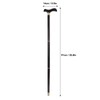 African Blackwood Detachable Walking Stick Elderly Ergonomic 3 Section Walking