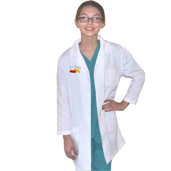 My Little Doc Kids Engineer Lab Coat with Building Blocks