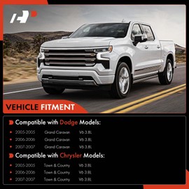 A-Premium Set of 10, Lower Control Arm, Inner Outer Tie Rod End, Front Rear Sway Bar Link, Compatible with Dodge Grand Caravan 2005-2007, Chrysler Town & Country 2005-2007