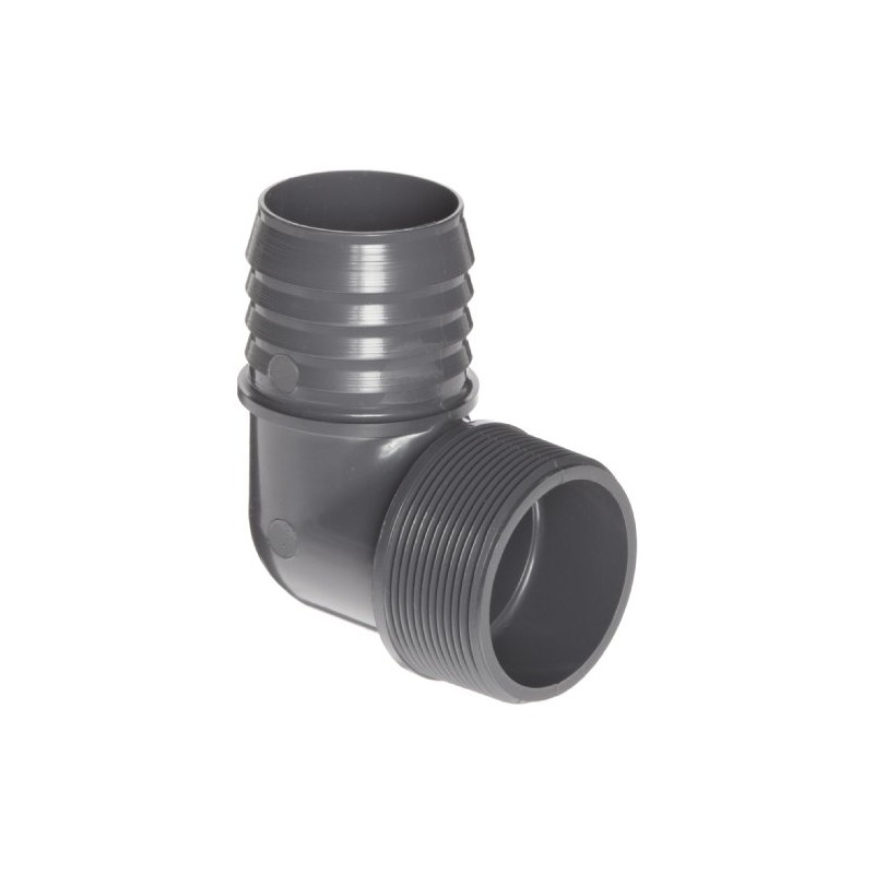 Spears 1413 Series PVC Tube Fitting, 90 Degree Elbow, Schedule