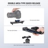 NEEWER 140mm Macro Focusing Rail, Macro Rail Slider with 360°