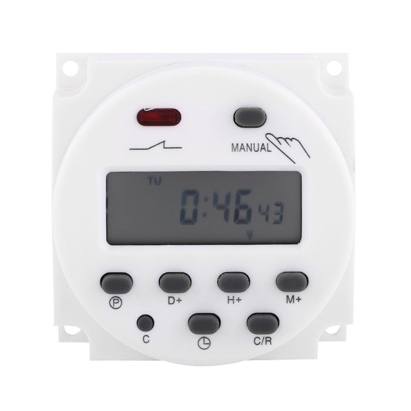 LCD Digital Programmable Control Power Timer Switch Time Relay (220VAC)