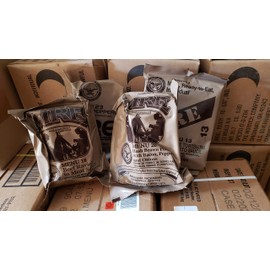 2024 or newer Inspection Date MREs (Meals Ready-to-Eat) Genuine U.S. Military Surplus Assorted Flavor (4-Pack)