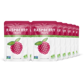 Nature’s Turn Freeze-Dried Raspberry Crisps – Healthy, Gluten-Free, Crispy & Delicious, Plant-Based Snack, Ideal for Cereal, Smoothies, School Lunches, & On-the-Go, Pack of 12 (0.53 oz Each)
