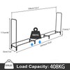 Heavy Duty Firewood Log Rack for Indoor & Outdoor Storage