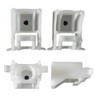 Track and Blind Support Brackets White Caravan Window Curtain Track