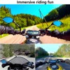 YEHOLDING Motorcycle Full Face Motorcycle Chin Mount Strap + Screw