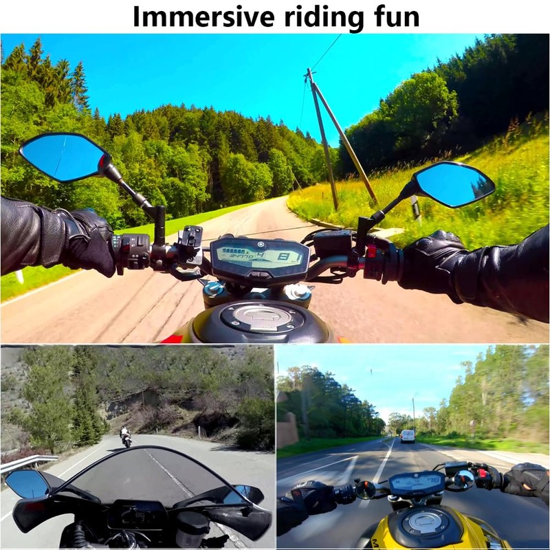 YEHOLDING Motorcycle Full Face Motorcycle Chin Mount Strap + Screw