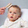 GRÜNSPECHT Natürliche Ziegenhaarbürste für Babys und Kleinkinder, extra weich, aus