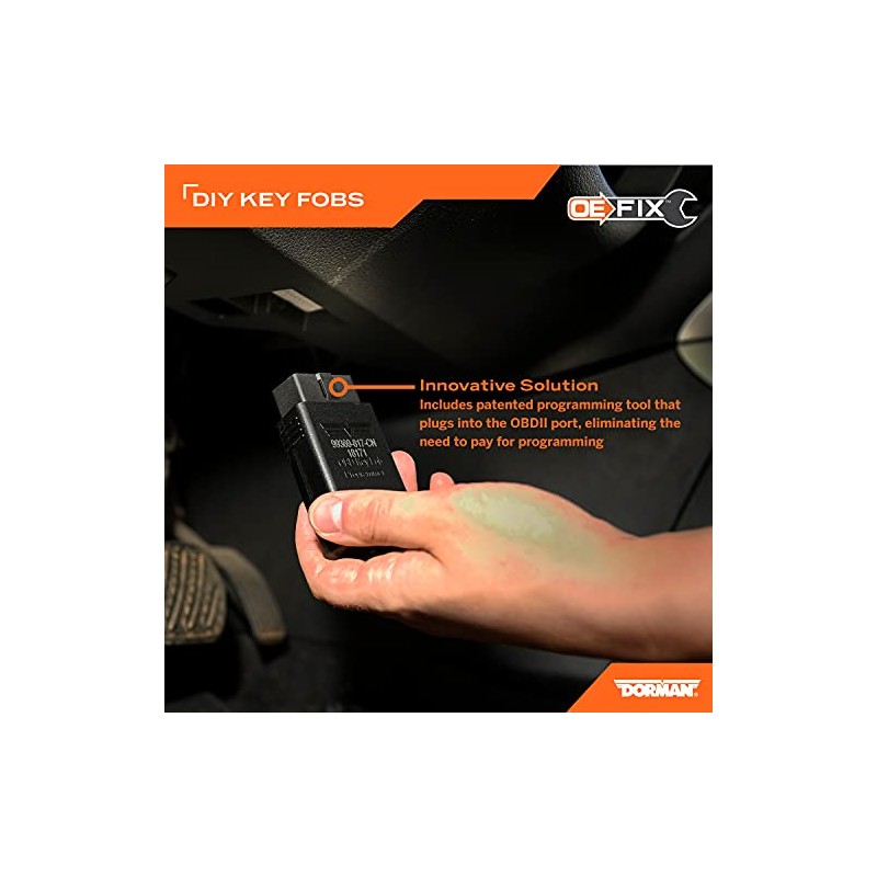 Dorman 99154 Keyless Entry Remote 5 Button Compatible with Select