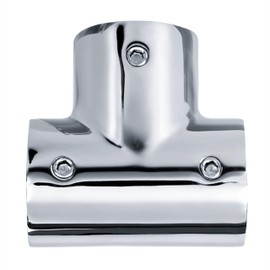 Marine316 Stainless Steel Boat Handrail 90 Degree T/Tee Fitting Hand Rail Connector for 22mm/25/32mm Tube-1 Pack (32mm 1 1/4inch)