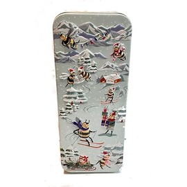 Heathcote & Ivory Busy Bees Skiing Vegan Honey Hand Cream Tin 3.4oz