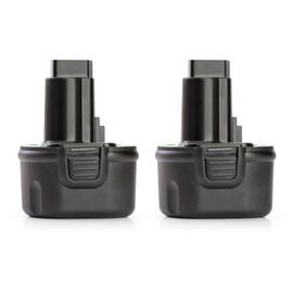 2 Pack ExpertPower 9.6v 1500mAh NiCd Battery for DW9061 DW9062 DE9036 DE9061 DE9062 DC750KA DC855KA DW050 DW050K DW902 DW926 DW926K DW926K-2 DW955 DW955K DW955K-2