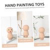 CORHAD Solid Wood Puppet DIY Toy for Boys and Girls