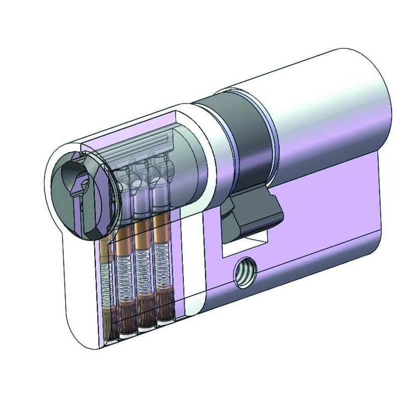 Yale YC500+ 30 x 60mm Outside Entrance Door Lock Cylinder