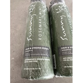 Sunny Isle 2 Pk Sunny Isle Rosemary Mint Hair & Strong Roots SHAMPOO 12oz Ea | New