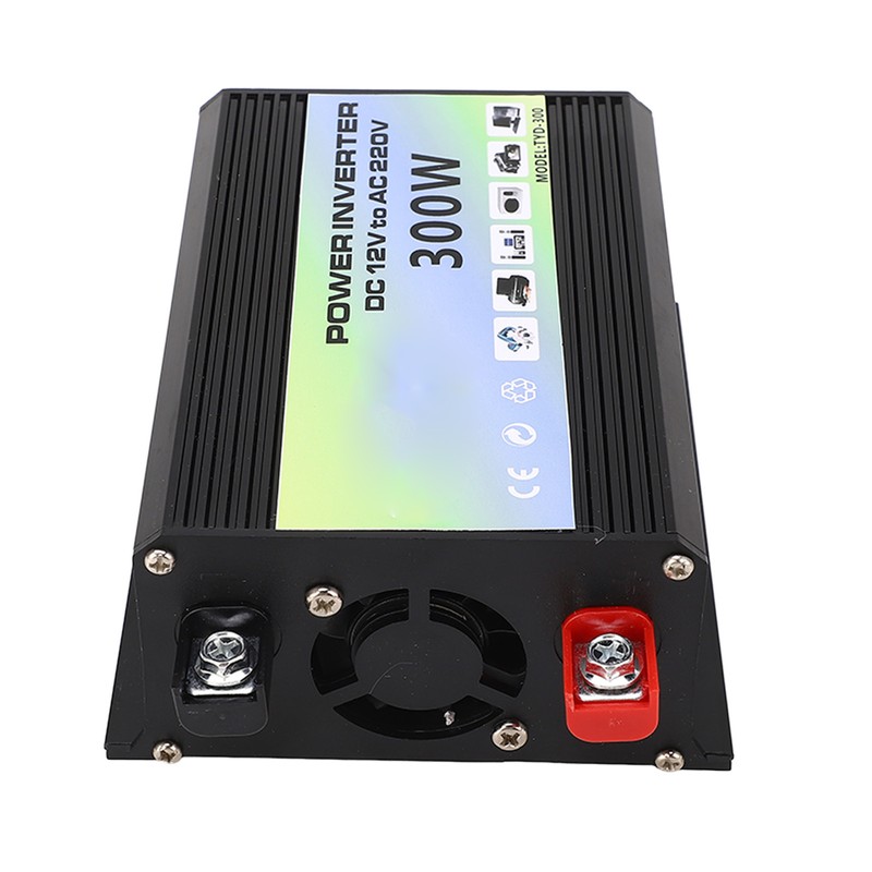 Power Inverter 300W 1 Universal Socket 2 USB Port Smart