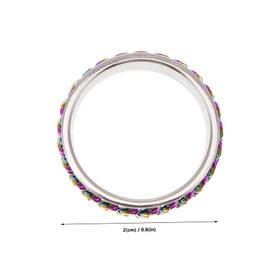 FOMIYES 1Pc Stainless Steel Male Finger Ring Decorative Hand Jewelry for Parties Lightweight Stylish Comfortable Fit Creative Design Durable for Wear