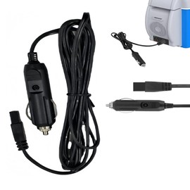 12V DC 2m Car Charger Extension Cable for Cool Box/Mini Fridge, 2 Pin Plug Replacement Power Cord, for Portable Equipment Power Supply Cable