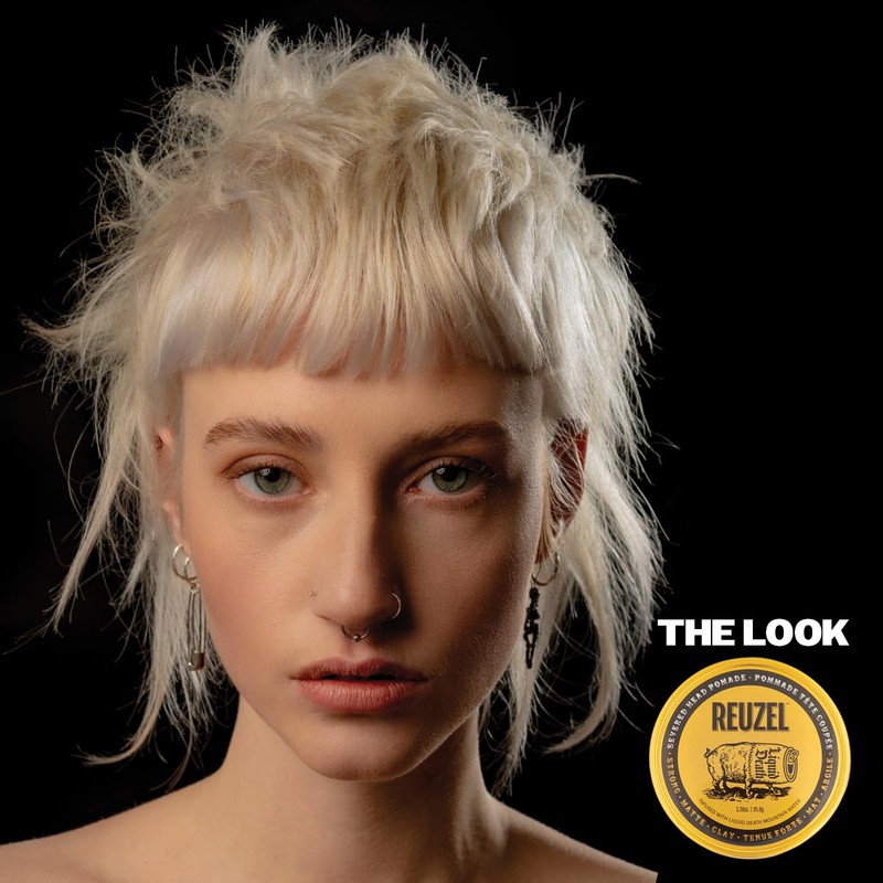 Reuzel Severed Head Matt Clay Pomade, Editable Hold with Additional