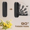 Gonggi 4pcs Glod Foldable Coat Hook for Wall - Heavy